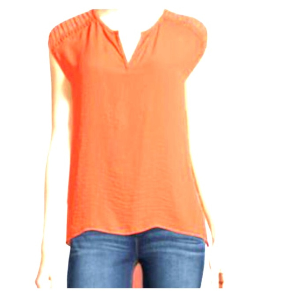 ⚓️🌊Nautical Orange Tunic Sleeved Top🌊⚓️
